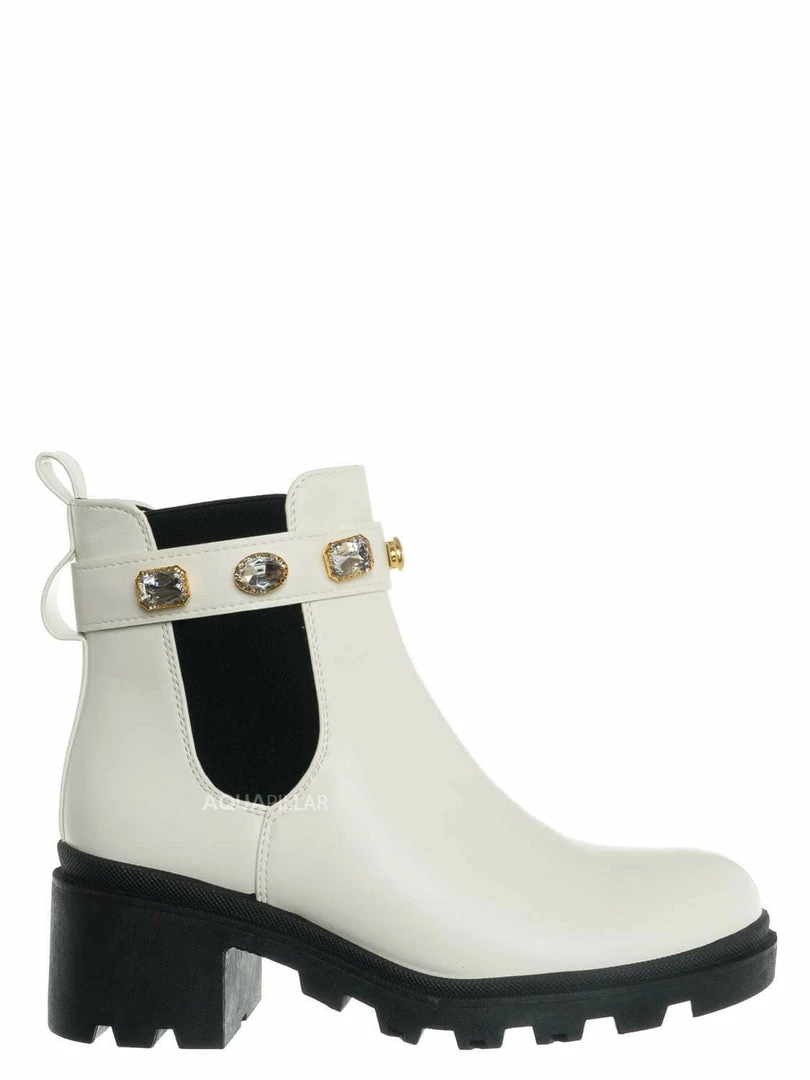 Forever Link Pacific08 Rhinestone Jewel Chelsea Bootie - Women Ankle Boots New