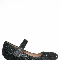 Forever Link New Jemma08K Children Girl Rhinestone Crystal Glitter Pump For Wedding & Parties