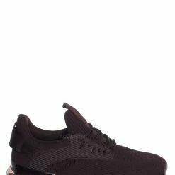 La Shailah Flow89 Stretch Elastic Mesh Sneaker - Festival Lace Up Rubber Air Bubble Cushion