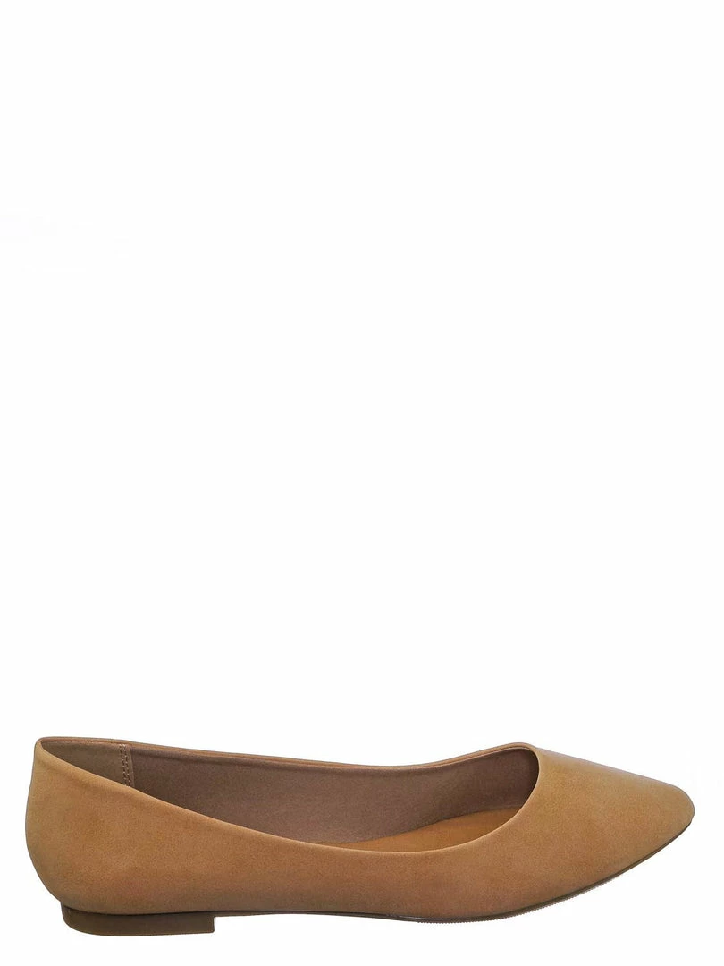 CityClassified Hold Pointed Toe Foam Padded Ballet Flat - Wide Width Women Comfort Loafers