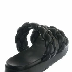 Soda New Popup Molded Footbed Braided Slide - Women Slip On Sandal
