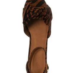 Bamboo Headline09 Womens Block Heel Bow Sandal New