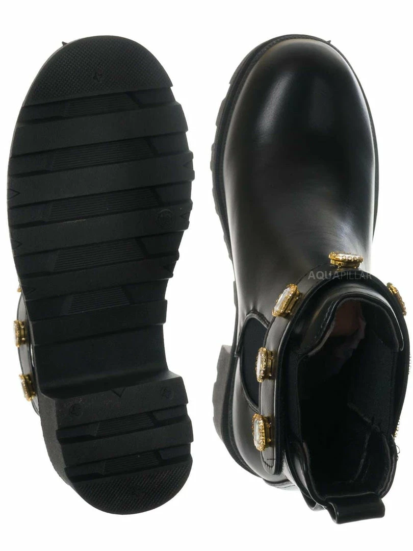 Forever Link Pacific08K Children's Rhinestone Jewel Chelsea Boots - Girl Ankle Bootie