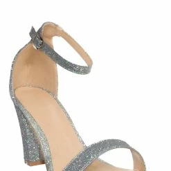 Forever Link Rise7 Glitter Block Heel Sandal - Women Dance Shoes