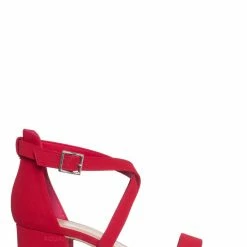 CityClassified Trial Low Block Heel Strappy Sandal - Women Dressy Chunky Dance Bride Wedding Ballroom Graduation Tacones Formal Summer Pump Comfort Shoes