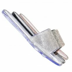 Wild Diva Jacelyn01 Rhinestone Crystal Jelly Slides - Womens Bling Embroidered Sandals