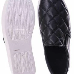 Bamboo New Story02 Flatform Quilted Sneaker -Women Matelassé Slip On Sporty Platform Loafer