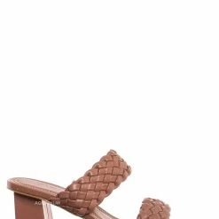 Bamboo Lasting20 Block Heel Woven Mule - Womens Braided Shoes