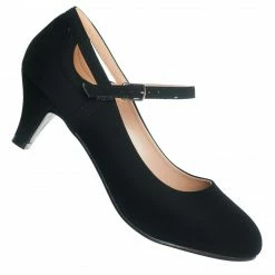 Forever Link New Jemma22 Rhinestone Glitter Pump - Women's Mary Jane Evening Dress Heel