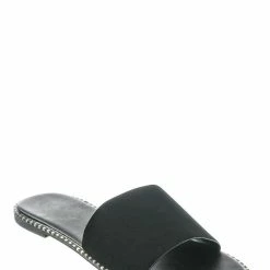 Bonnibel Micah Punk Rock Metal Stud Welt Slide - Women Hardware Slipper Flat Sandals