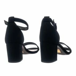 CityClassified Cake Minimalist Simple Chunky Block High Heel Dress Sandal W Ankle Strap