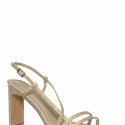 Wild Diva Kaiya1 Barely There Flat Block Heel Sandal - Open Squared Toe Animal Croc Print New