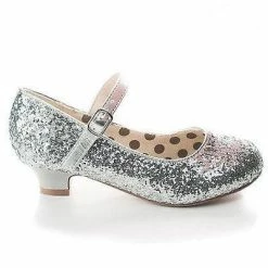 New Quincy By Styluxe, Children Girls Rock Glitter Mary Jane Low Heel Pumps
