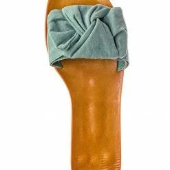 Bamboo Moondance17 Twist Knot Flat Slipper Mule - Women Slide In Boho Wide Band Sandal New