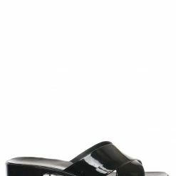 Glaze Delana3 Jelly Block Heel Clogs - Women Slip On Sandal