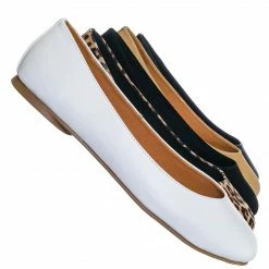 Soda Kreme Foam Padded Round Toe Ballet Flat - Womens Ballerina Loafer Shoes New