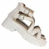 Bamboo New Benefit10 Sporty Lug-Sole Footbed Sandal, Women Flatform Gladiator Shoe