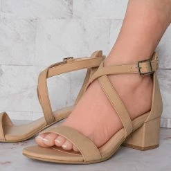 CityClassified Trial Low Block Heel Strappy Sandal - Women Dressy Chunky Dance Bride Wedding Ballroom Graduation Tacones Formal Summer Pump Comfort Shoes