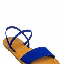 Bamboo New Waterfront24 Summer Multi Strap Slingback Sandals - Womens Open Toe Elastic Shoe
