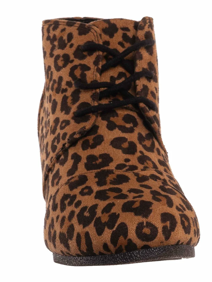 Soda RexIIS Girls Lace Up Wedge Bootie - Kids Shoes