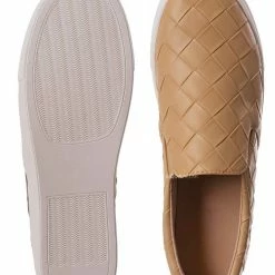 La Shailah Design33 Woven Platform Slip On Sneaker - Women Slide In Athletic Loafer New