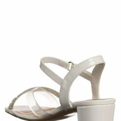 Soda Camp2 Girls Rhinestone Crystal Sandal, Children Evening Dress Shoes