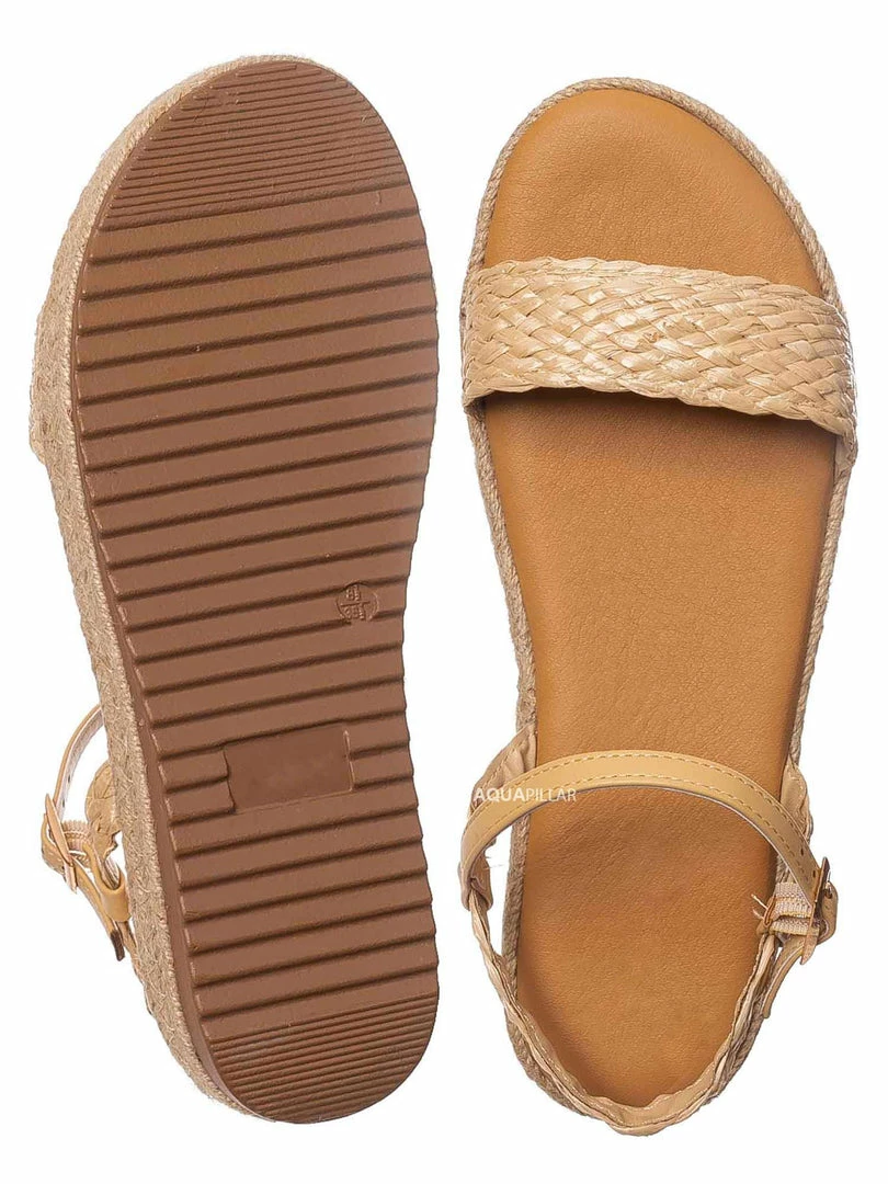 Bamboo New Superb32 Espadrille Flatform Sandal, Womens Lucite TieDye Padded Shoes