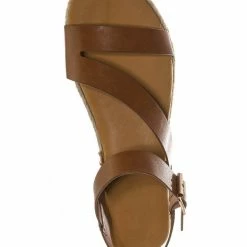 Bamboo Leading03 Gladiator Strappy Espadrille Flatform - Platform Wedge Open Toe Sandal