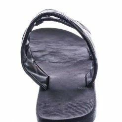 Bamboo Moonbeam65 Quilted Double Strap Slides - Summer Slip On Flat Slipper Sandal