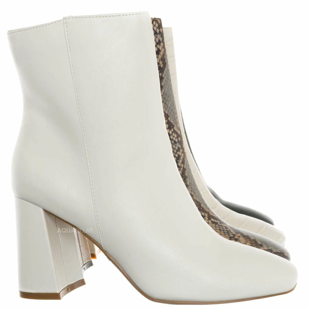 Bamboo Article01 Block Heel Dress Boot - Women Ankle Bootie New