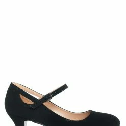 Forever Link New Jemma22 Rhinestone Glitter Pump - Women's Mary Jane Evening Dress Heel