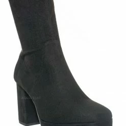 Soda New Summit Calf High High Heel Boots- Women Dress Pump