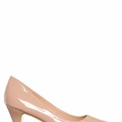Forever Link Grande22 Comfort Pointed Toe Low Heel Dress Pump