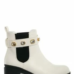 Forever Link Pacific08K Children's Rhinestone Jewel Chelsea Boots - Girl Ankle Bootie