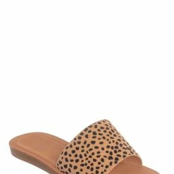 Soda InlineW Wide Width Foam Padded Slide, Women Slip On Sandal