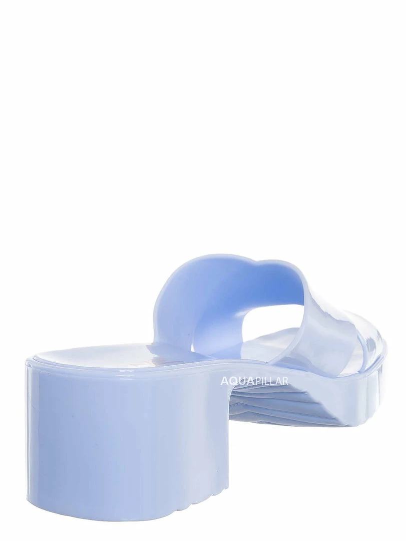 Glaze Delana3 Jelly Block Heel Clogs - Women Slip On Sandal