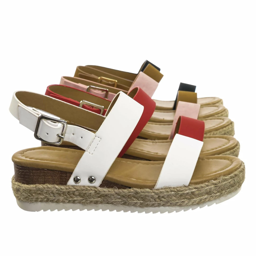 Forever Link Sensational2K Children Espadrille Flatform Sandal - Girl Kids Open Toe Platforms New