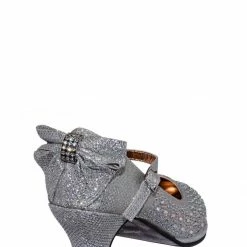 Little Angel New Tasha004T Rhinestone Crystal Mary Jane Pump - Womens Block Heel Dress Shoes