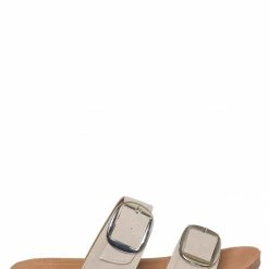 Soda Hello Lightweight Foam Footbed Slide Sandal, Women Double Buckle Slipper New