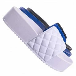Forever Link Donut19 Molded Footbed Quilted Flatform - Women Platform Flat Slide In Slipper New
