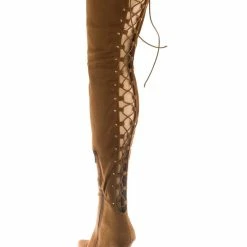 Forever Link Ariana31 Thigh High Victorian Corset Boots - Women Shoes