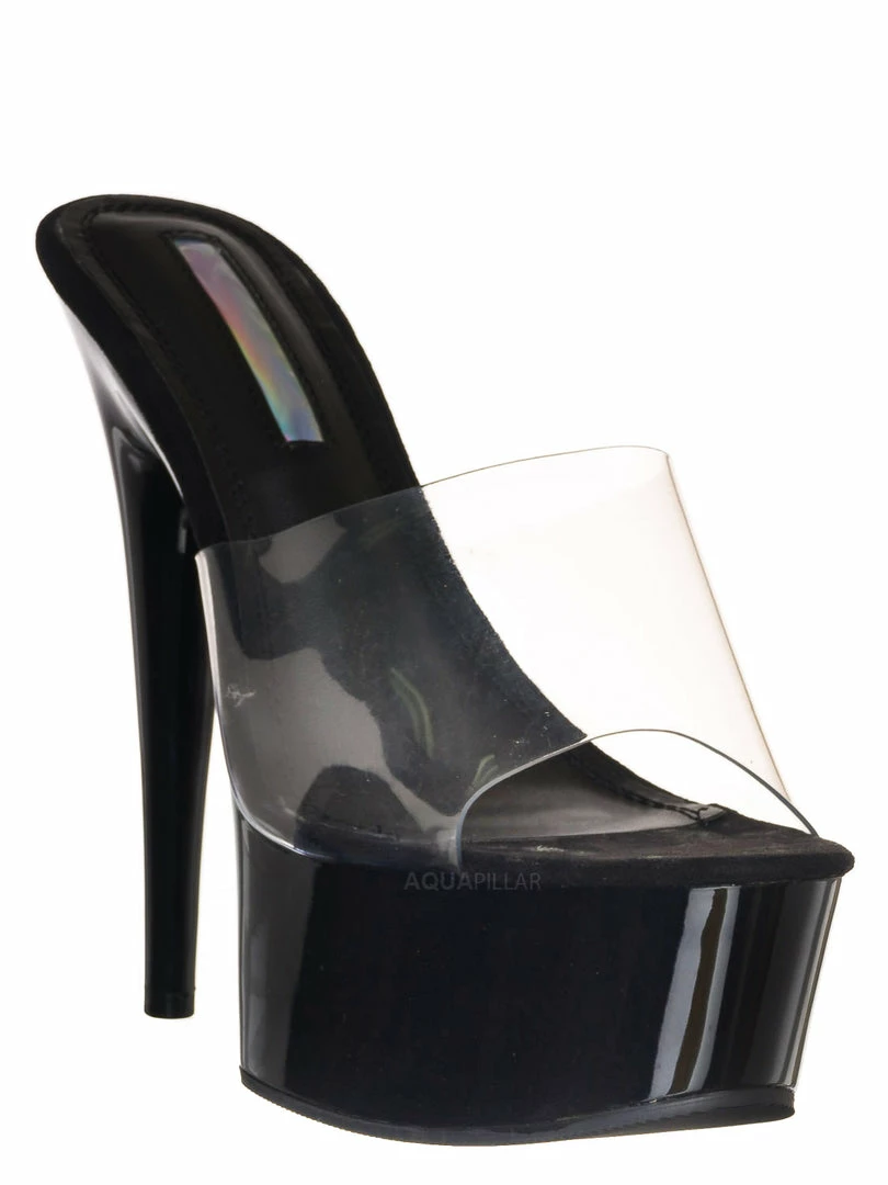 Liliana Mafia4 Clear Perspex High Heel Platform - Women Dance Shoes