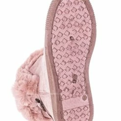 Bamboo Cozette03 Foldable Winter Faux Fur Slipper Bootie - Fold Shearling Snow Shoe New