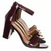 Top Moda Hannah1 Chunky Heel Two Piece Sandal - Women Evening Open Toe Dress Shoes New