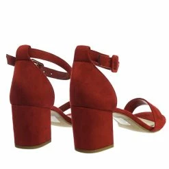 CityClassified Cake Minimalist Simple Chunky Block High Heel Dress Sandal W Ankle Strap