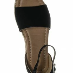 Bamboo Sensational6 Jute Braid Espadrille Flatform - Women Ankle Strap Platform Sandal New