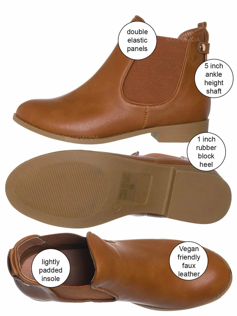 Aquapillar La6 Chelsea Ankle Boots, Men Women Classic Elastic Loafer Slip In Bootie