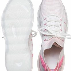 La Shailah Format11 Elastic Knitt Mesh Rubber Sneaker, Athleisure Tennis Trainer Shoes