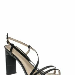 Wild Diva Kaiya1 Barely There Flat Block Heel Sandal - Open Squared Toe Animal Croc Print New