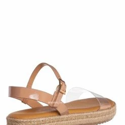 Bamboo New Superb32 Espadrille Flatform Sandal, Womens Lucite TieDye Padded Shoes